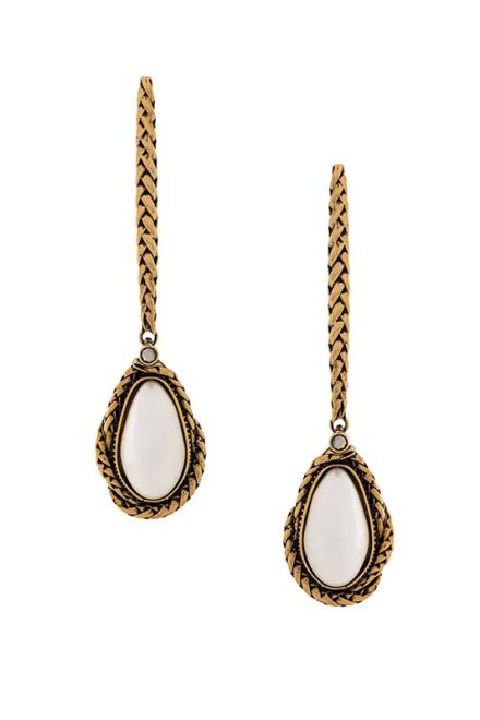 Перламутрові сережки-краплі