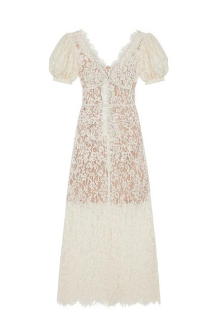 Подіумна мереживна сукня Camellia