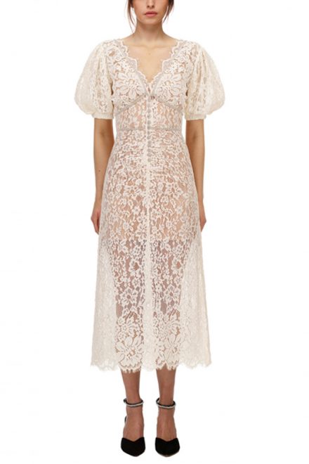 Подіумна мереживна сукня Camellia