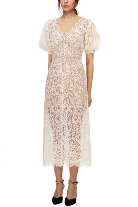 Подіумна мереживна сукня Camellia