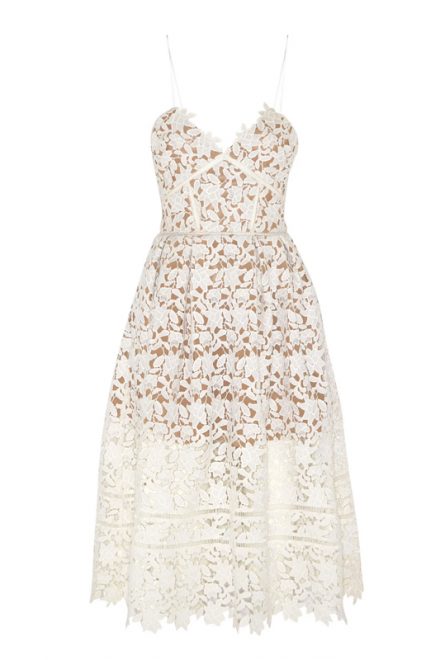 Біла мереживна сукня Azaelea