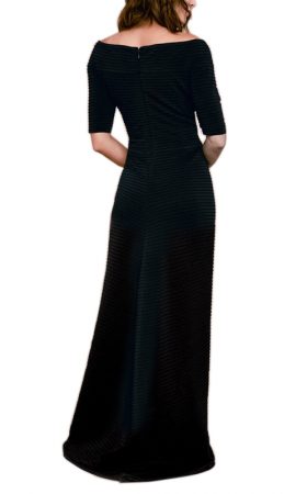 Чорна асиметрична сукня Avitus