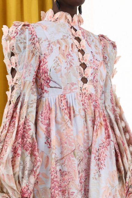 Подіумна шовкова сукня Botanica Butterfly