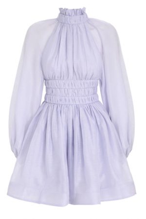 Подіумна сукня лавандового відтінку