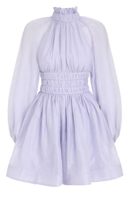 Подіумна сукня лавандового відтінку