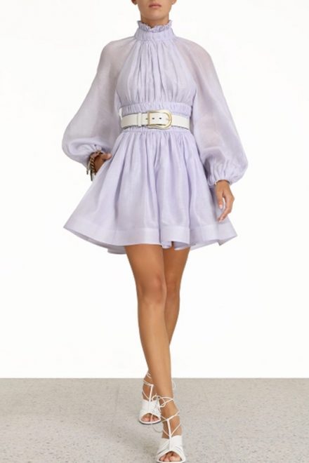 Подіумна сукня лавандового відтінку