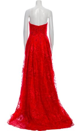 Вечірня сукня, декорована стразами