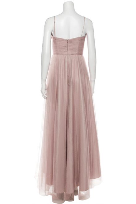 Пастельно-рожева сукня із драпіруванням