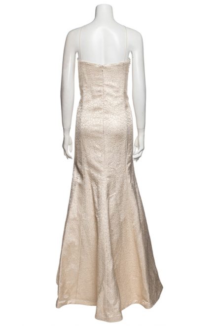 Вечірня сукня з вишивкою паєтками по топу