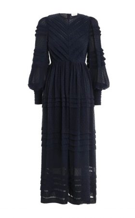 Сукня глибокого синього відтінку