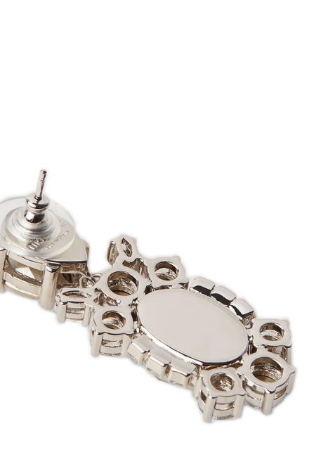 Срібні кульчики з кристалами