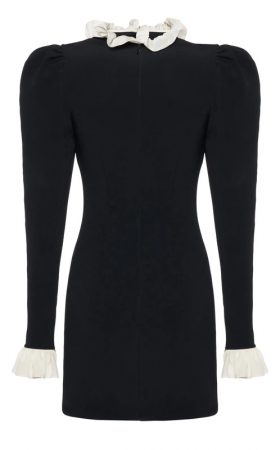 Міні сукня з коміром у вікторіанському стилі