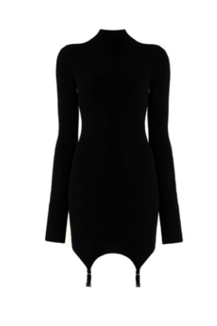 Міні-сукня з підв'язками