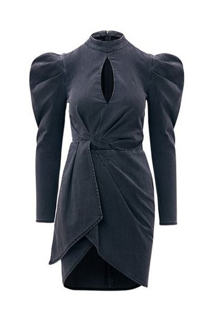 Мінісукня з акцентними рукавами