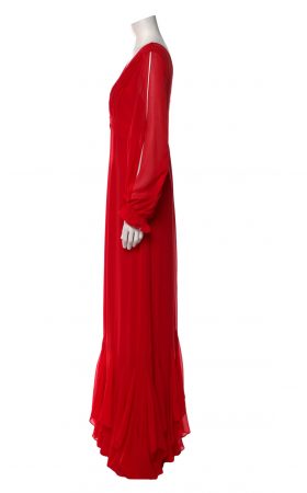 Вишукана сукня із розрізами на рукавах