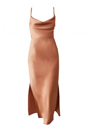 Сукня міді із драпіруванням на топі