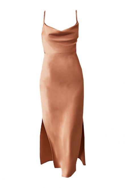 Сукня міді із драпіруванням на топі