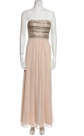 Сукня з вишивкою кристалами на топі