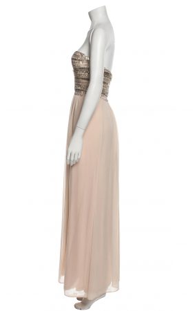 Сукня з вишивкою кристалами на топі