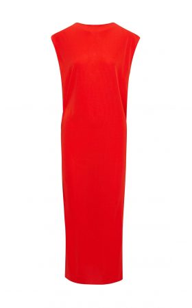 Помаранчева сукня міді