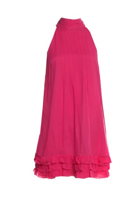 Шовкова мінісукня А-силуету