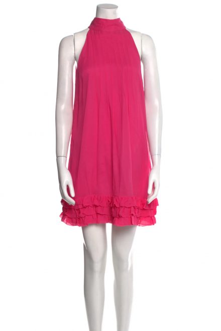 Шовкова мінісукня А-силуету