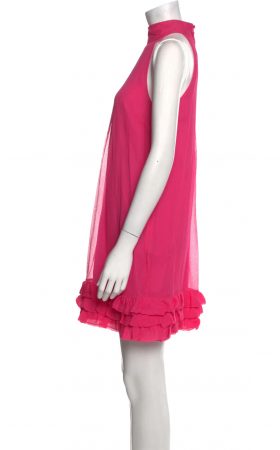 Шовкова мінісукня А-силуету