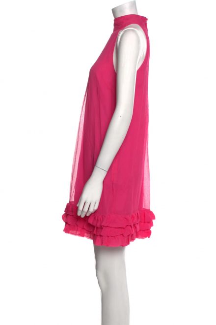 Шовкова мінісукня А-силуету