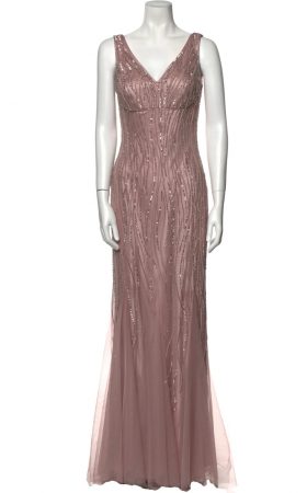 Вечірня сукня із вишивкою пайєтками