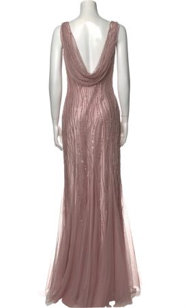 Вечірня сукня із вишивкою пайєтками