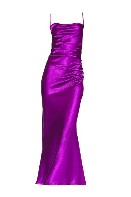 Ефектна сукня пурпурового відтінку